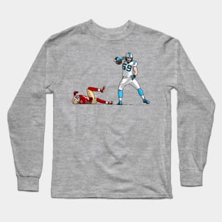 kuechly routed Long Sleeve T-Shirt